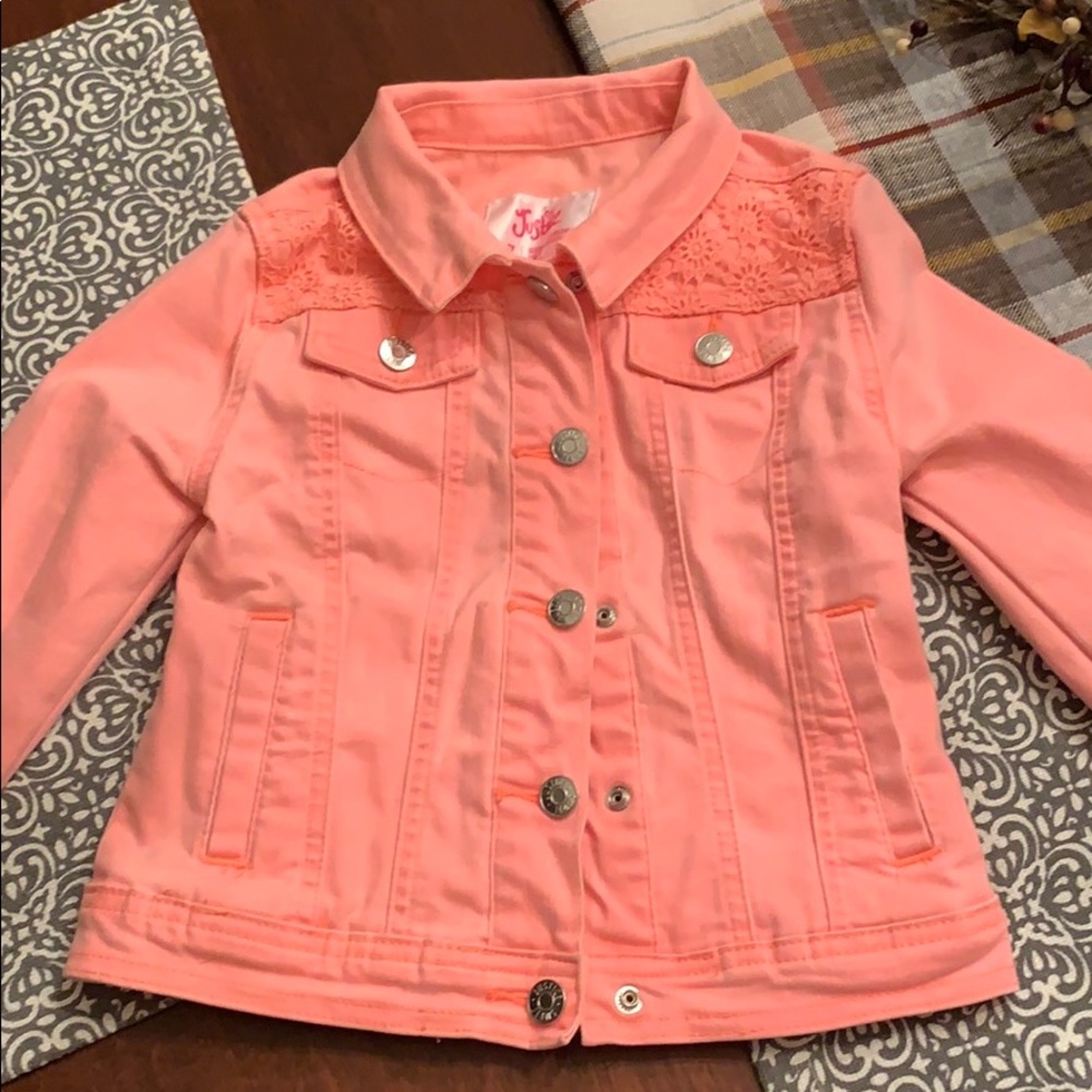 Justice jean jacket